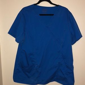 Cherokee plus size scrub top